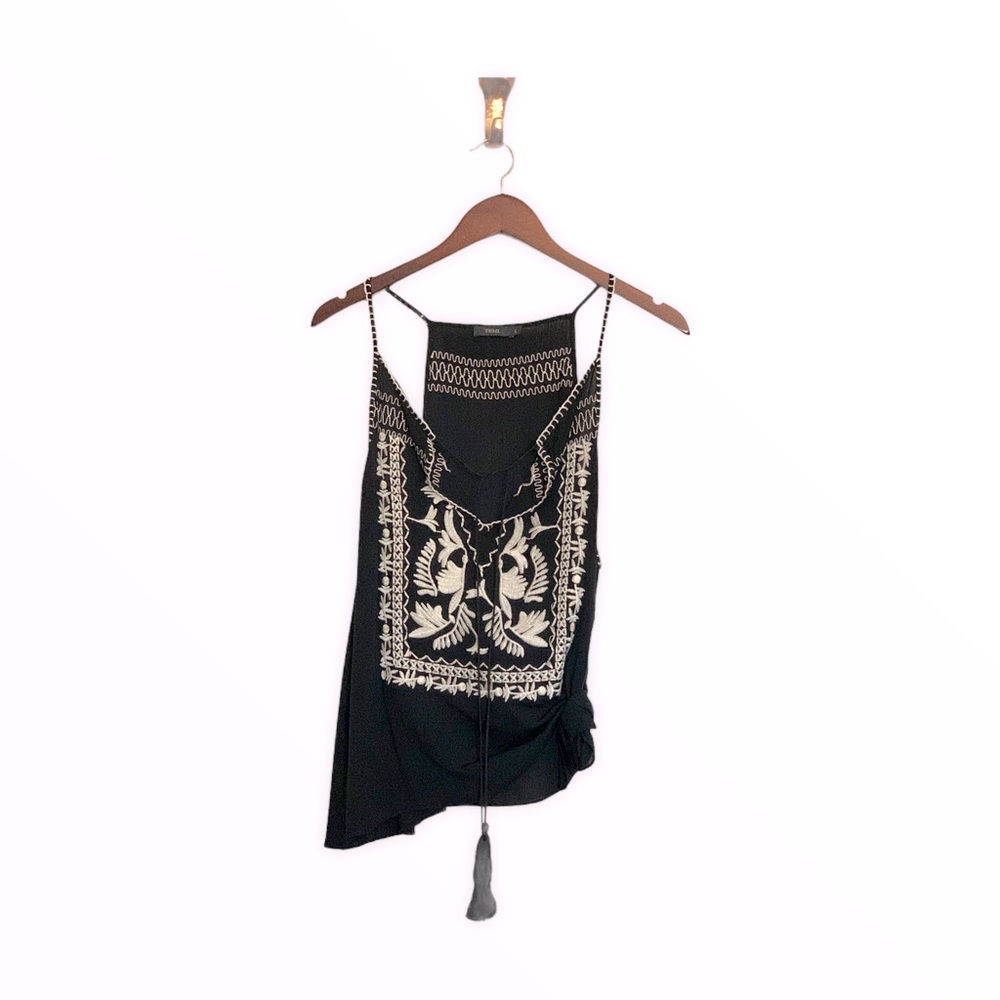THML Embroidered Tie Font Tank